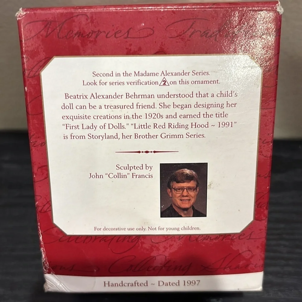 Hallmark Madame Alexander Series Ornament